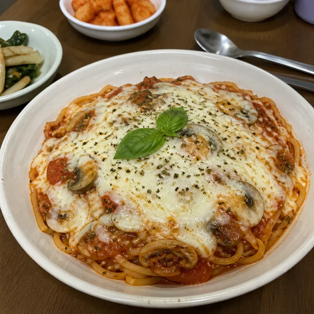 トマトとブロッコリーのパスタ