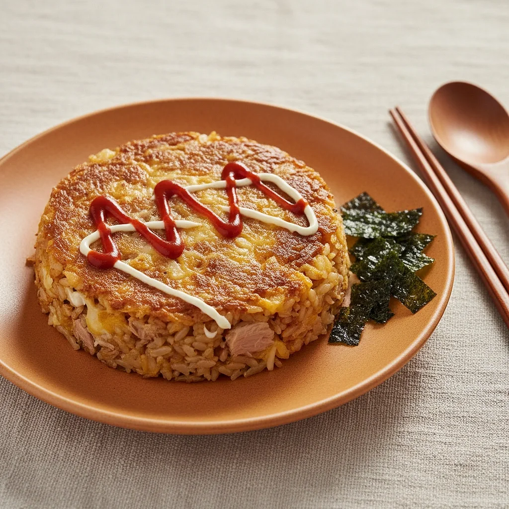 冷やご飯のツナチーズ炒め