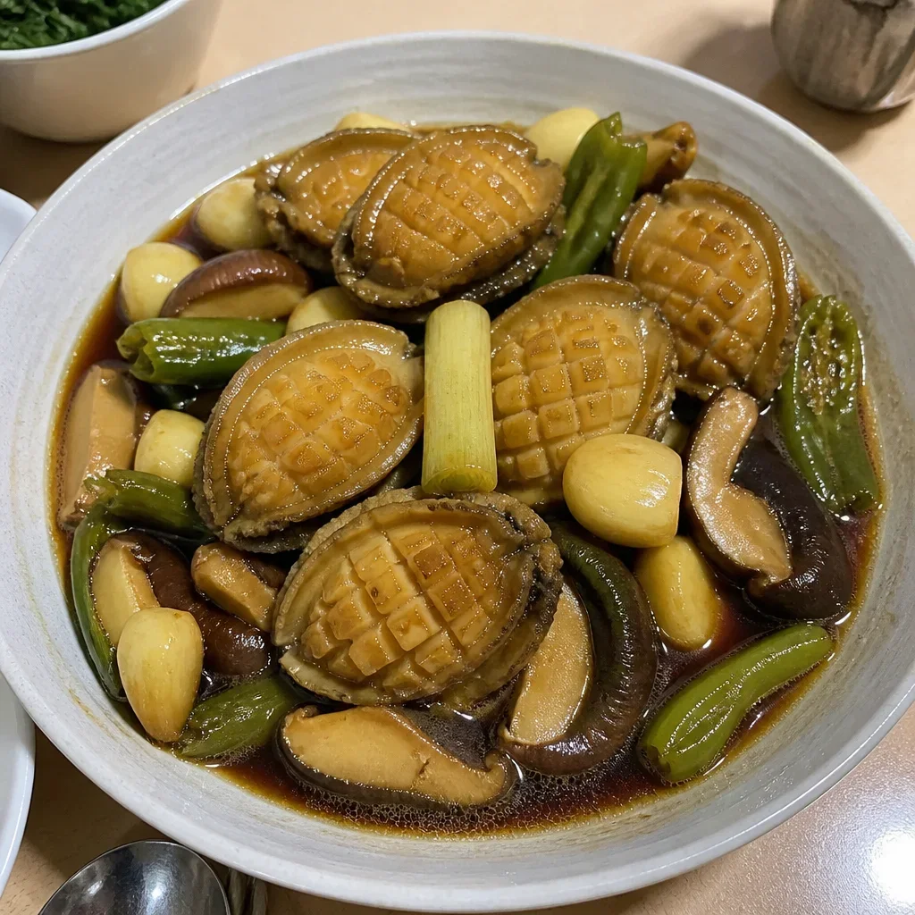 アワビの醤油漬け