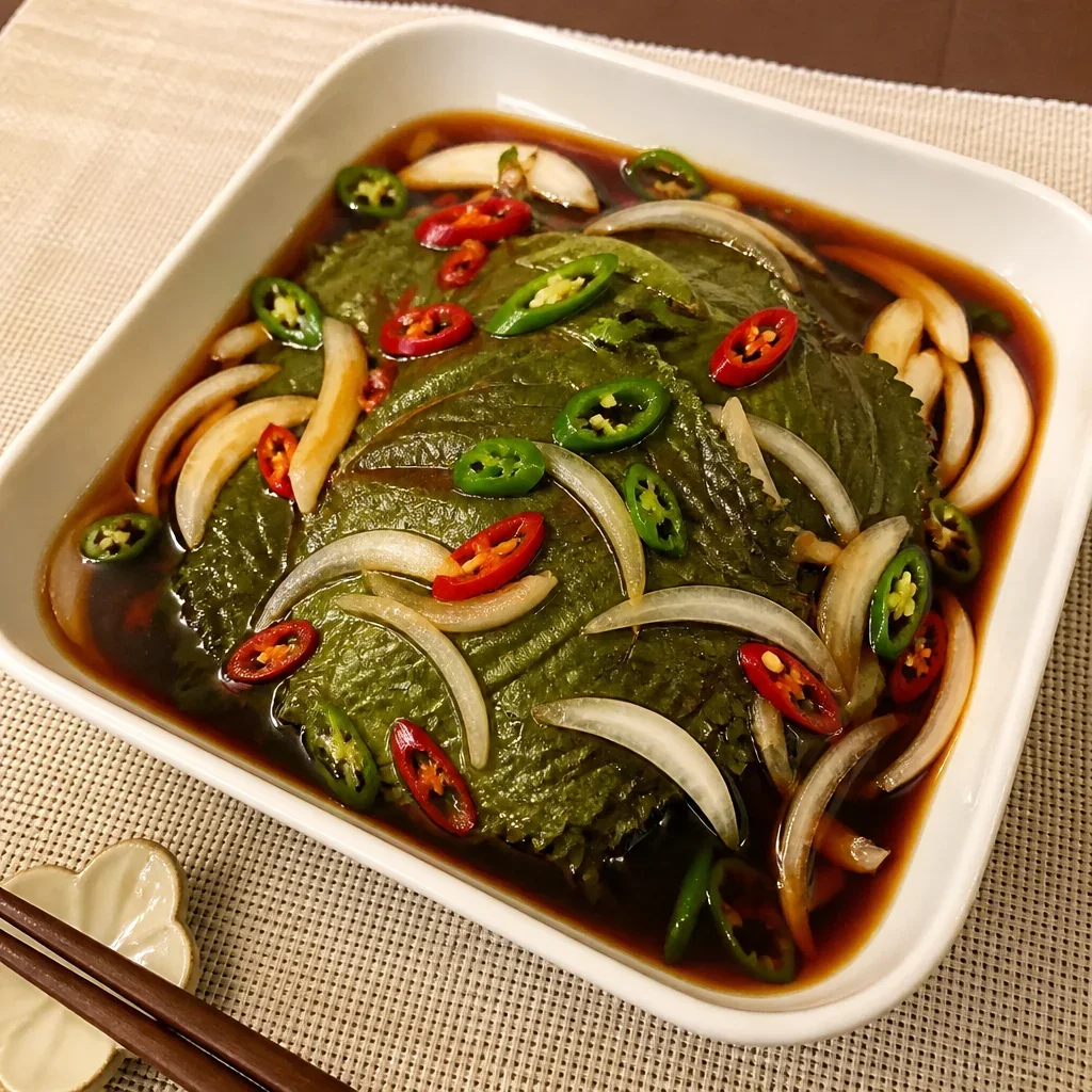 ご飯泥棒のエゴマの葉の醤油漬け 夏の副菜