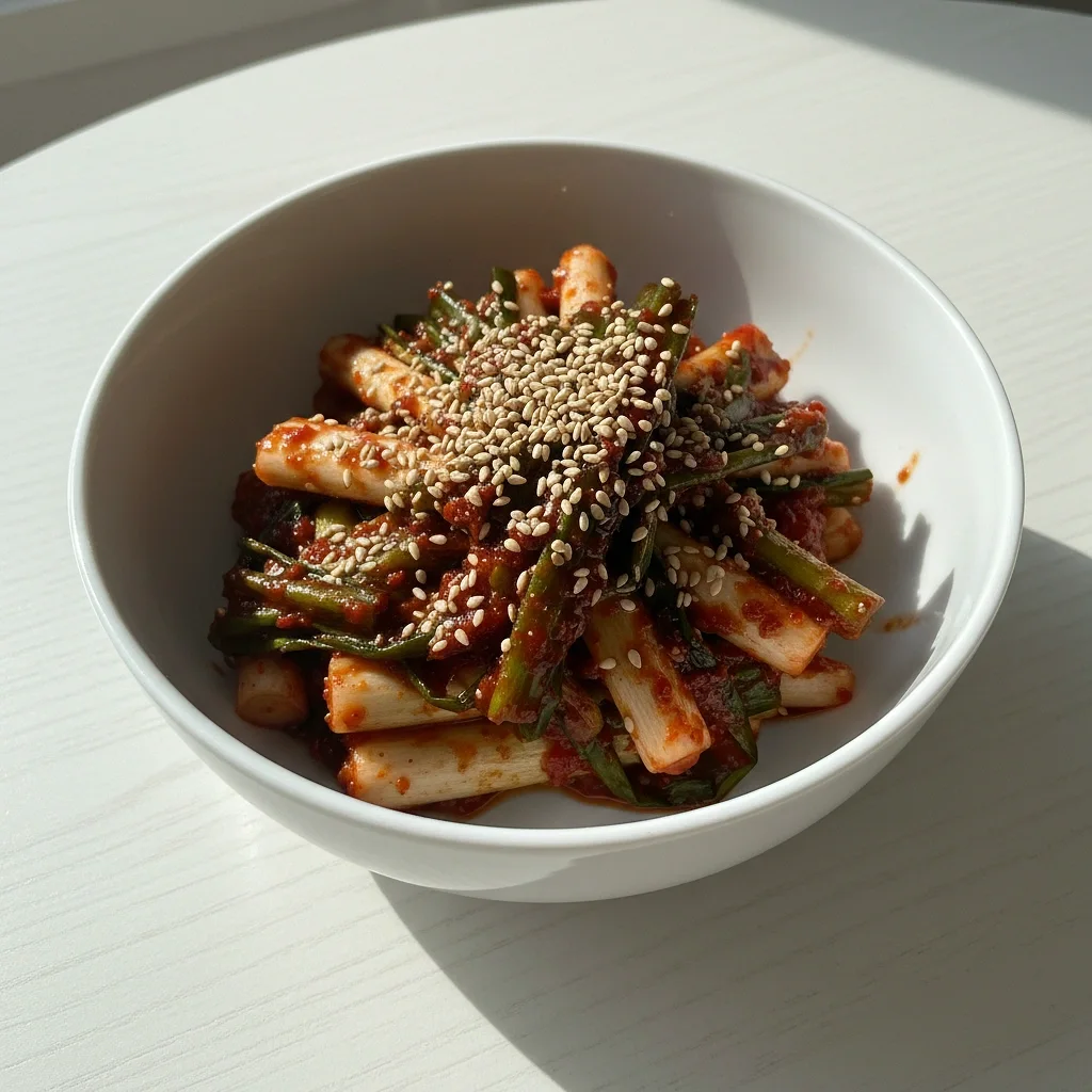 たった4つの調味料で作る超簡単ネギキムチ