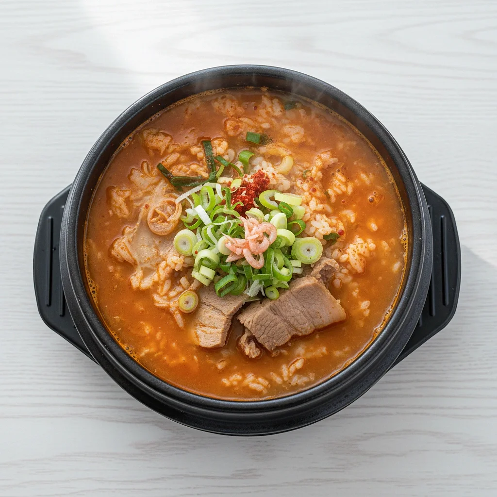 釜山式豚肉クッパ