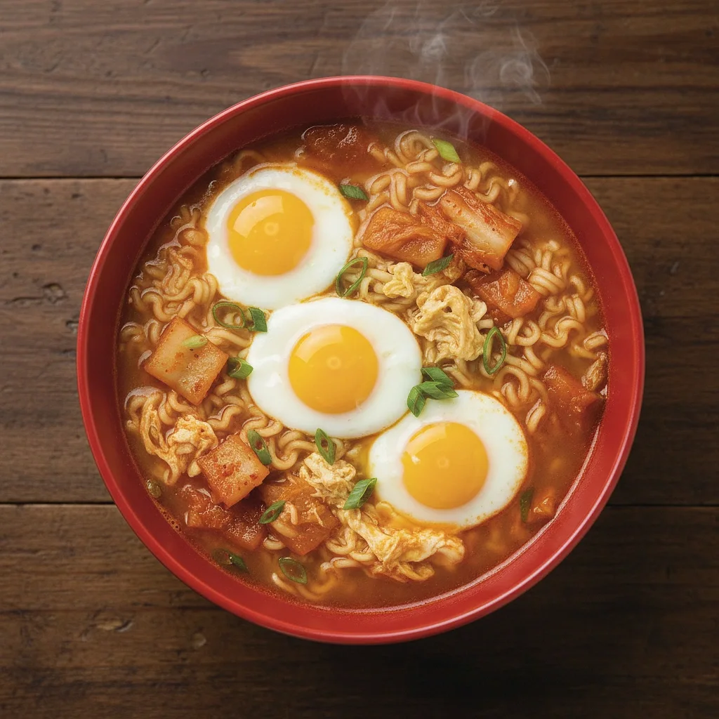 ペク・ジョンウォンスタイルの卵ラーメン