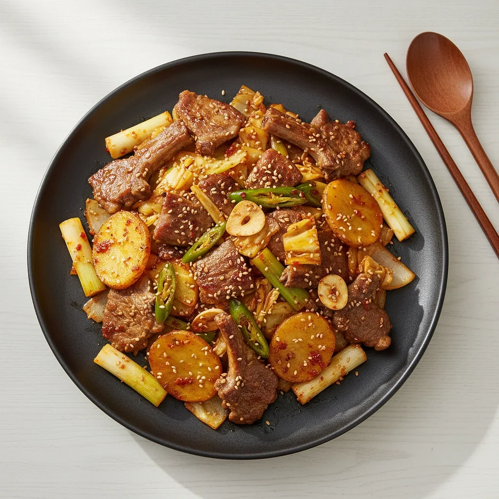 子羊のリブ焼き