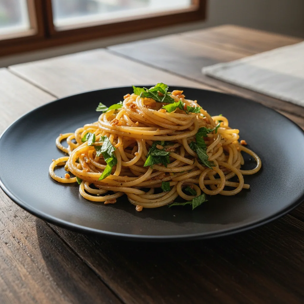 エゴマの葉パスタ 5分完成 超簡単 イ・ジョンヒョンの醤油エゴマの葉パスタ