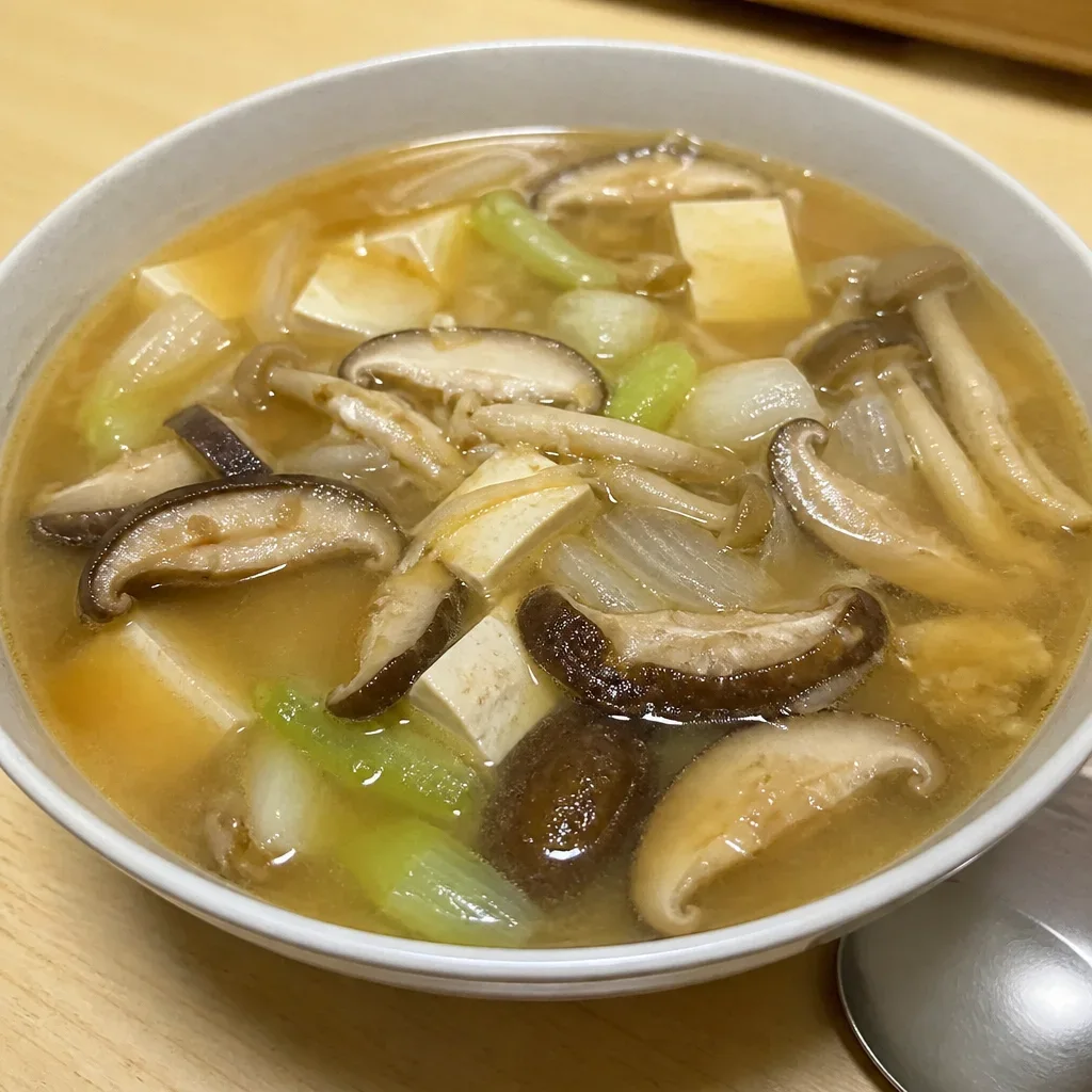 エゴマの葉とレタスの料理 レタス味噌チゲ