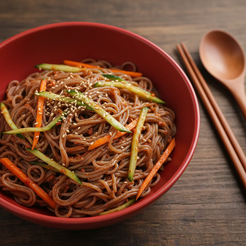 スパイシー甘辛トウバンジャンビビン麺