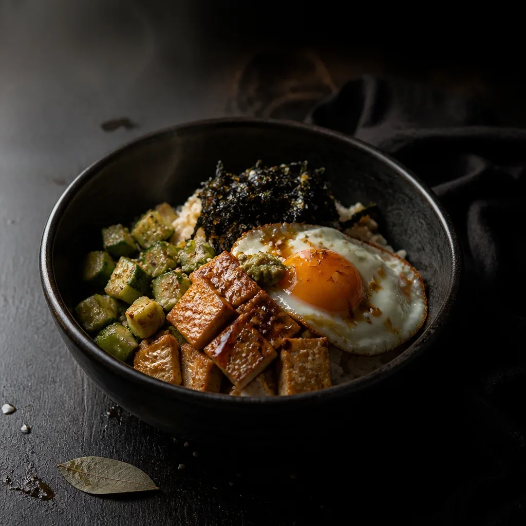 カロリーは軽め!ダイエットきゅうり豆腐ビビンバ
