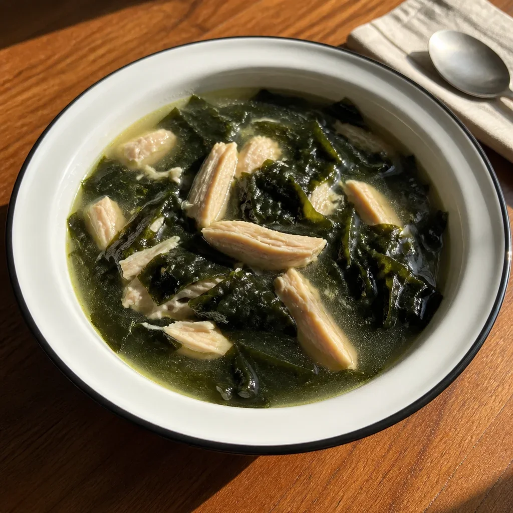 牛スネ肉のわかめスープ