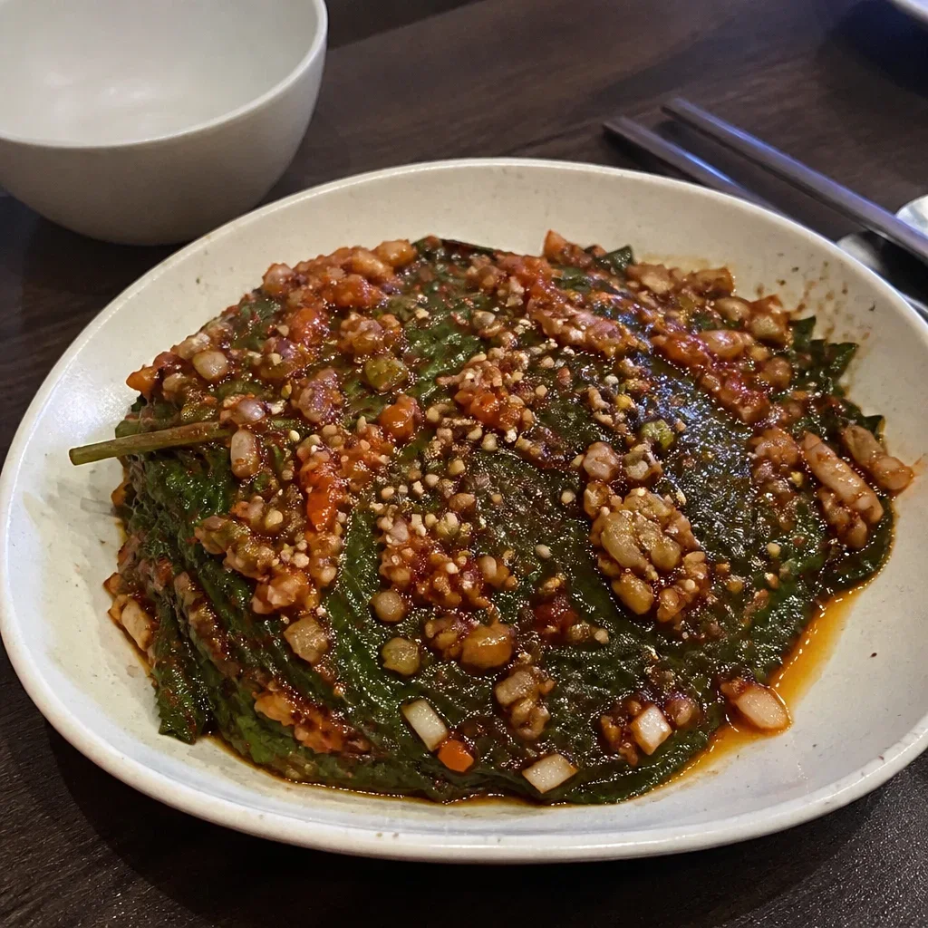 エゴマの葉の薬味ソース