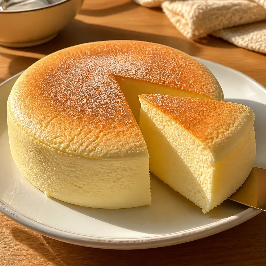 スフレチーズケーキ(日本風)