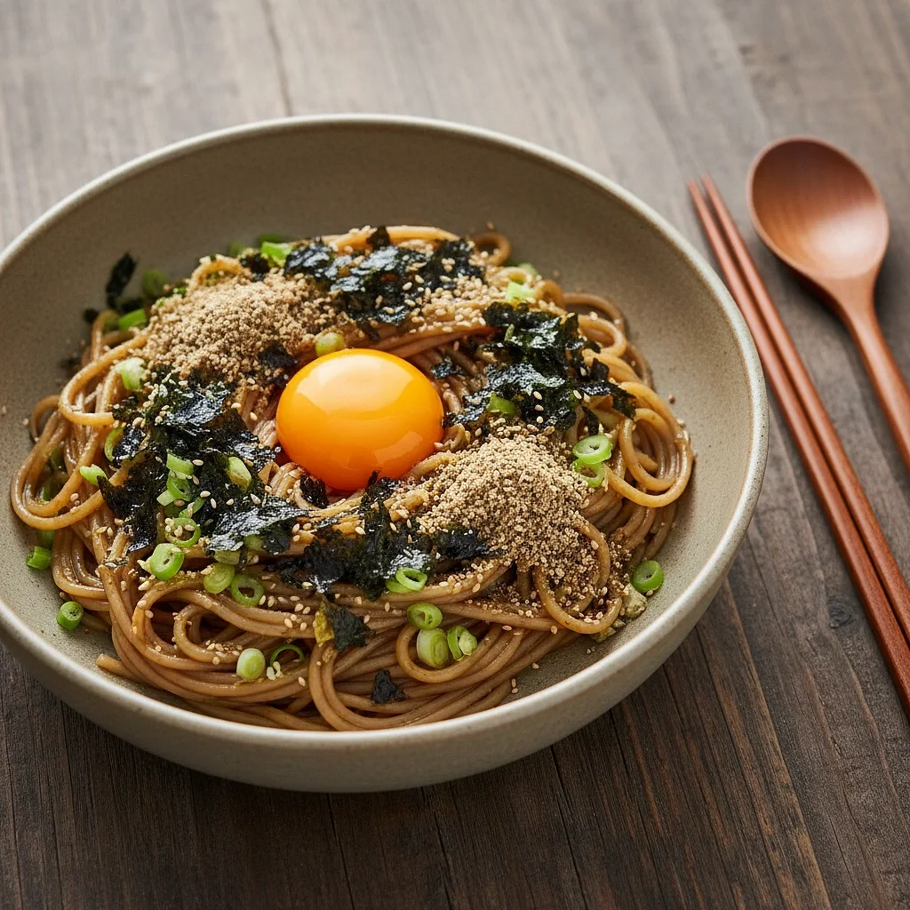 莞島産アワビで作った冷製パスタ