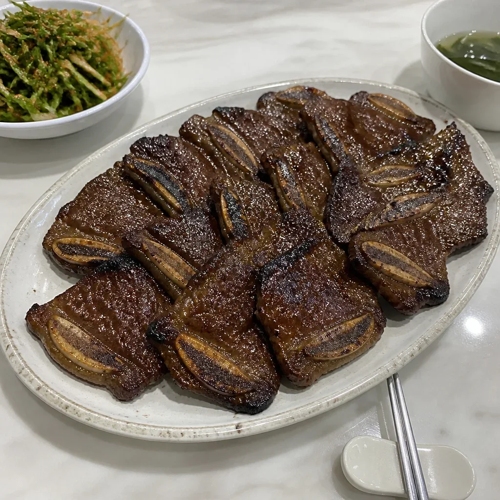 ほぐして食べる楽しさがあるLAカルビ焼き